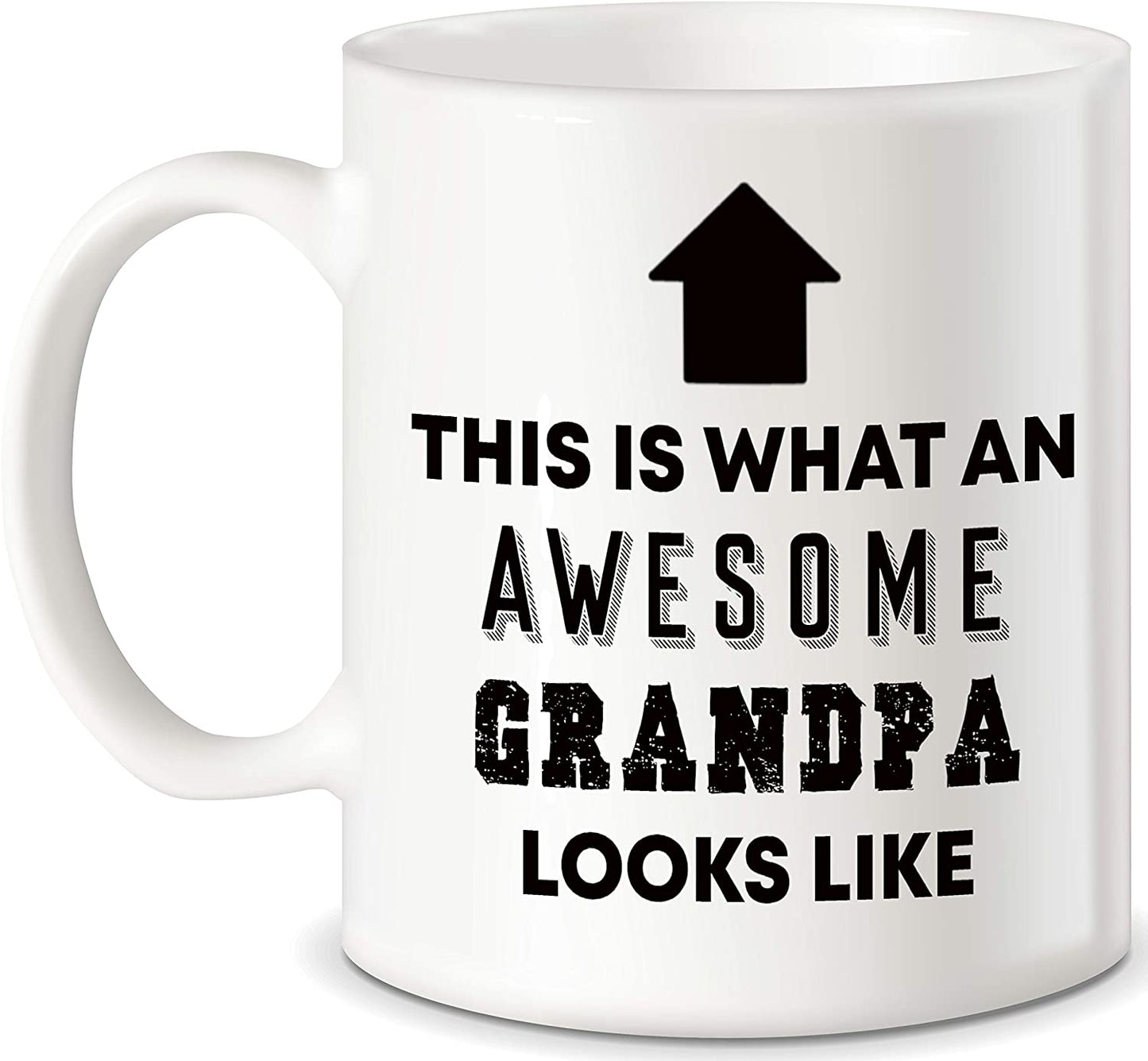 Father's Day Gifts Awesome Grandpa Looks Like for World’s Best Grandfather Ever Christmas Birthday Novelty Gift Ideas from Grandson Granddaughter