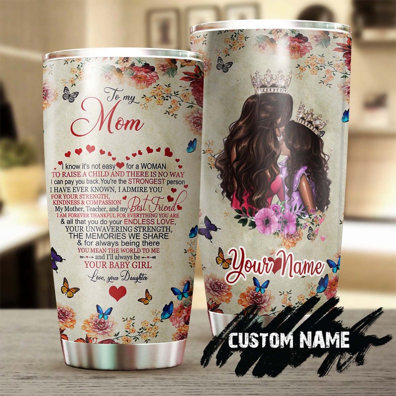Special Gift For Mom Happy Mothers Day Personalized Tumbler-Birthday gift Christmas Gift Mother's day Gift for Mom From Son Daughter
