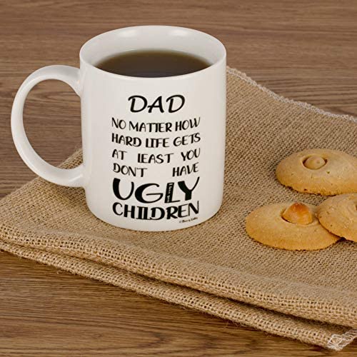 Dad Coffee Mug Happy Fathers Day Present Gifts Dad Mugs Funny Dad Gifts from Daughter Son - Dad Birthday Gifts