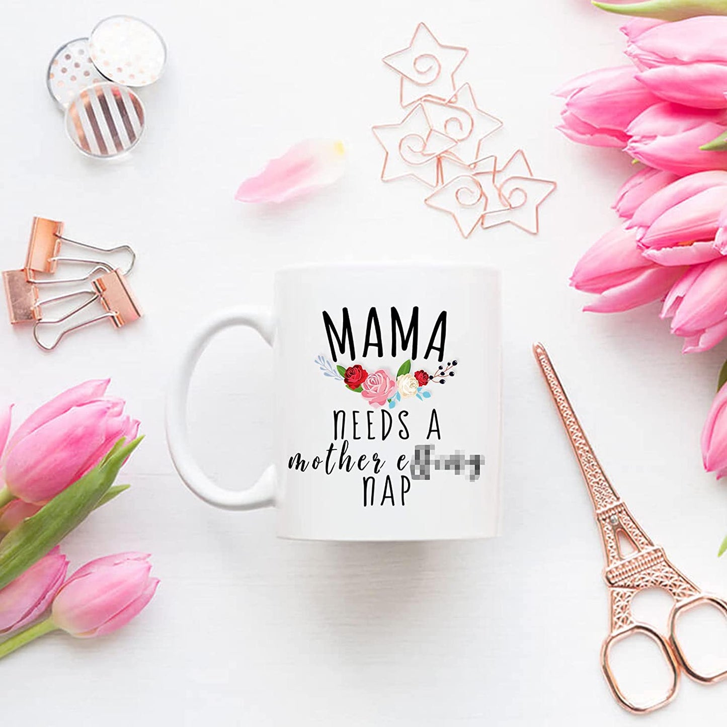 Mama Needs A Mother Nap Coffee Mug, Mom Life Tea Cup, Mother's Day Gift for Mother,11 Oz White