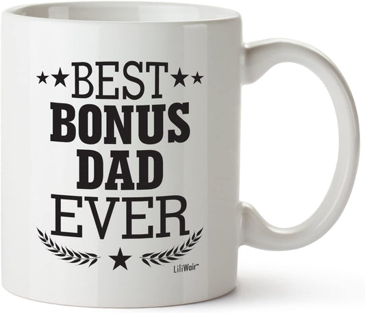 Fathers Day Presents For Stepdad, Present For Birthday Step-Dad Dads From Best Funny Cool Super Amazing Happy Great Gag From Daughter Son Xmas