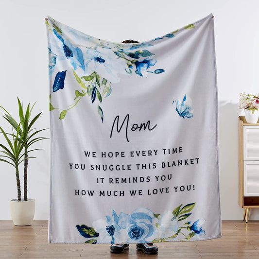 Gifts for Mom for Mothers Day Mom Gifts Mom Birthday Gifts for Mom from Daughter,Mom Gifts for Mother's Day Throw 50" x 60"