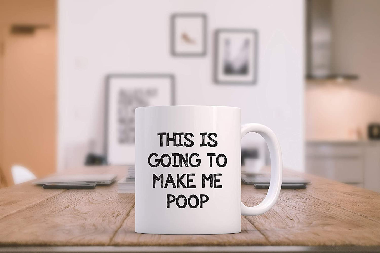 Funny Gag Gifts - Mug: This Is Going To Make Me Po-p - Best Gifts for Men, Dad- Unique Gift Idea for Him from Son, Daughter, Wife