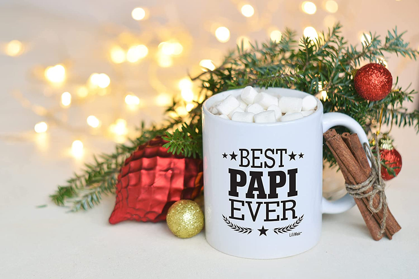 Fathers Day Present for Grandpa Papi Birthday Grandfather From Daughter Grandchildren Granddaughter To Great Grandpas Funny Cool Prime Best Poppy Ever