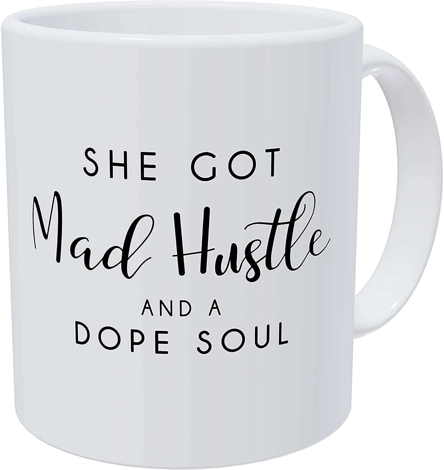 Mad Hustle Soul Birthday For Mom, Lady Mother Hustler Coffee Mugs For Women, Awesome Graduation, Woman Thank You, Beautiful For Women Mom Boss
