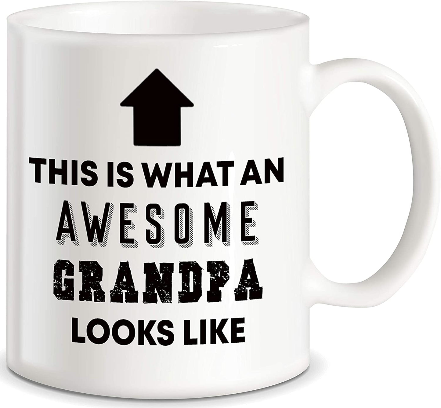 Father's Day Gifts Awesome Grandpa Looks Like for World’s Best Grandfather Ever Christmas Birthday Novelty Gift Ideas from Grandson Granddaughter