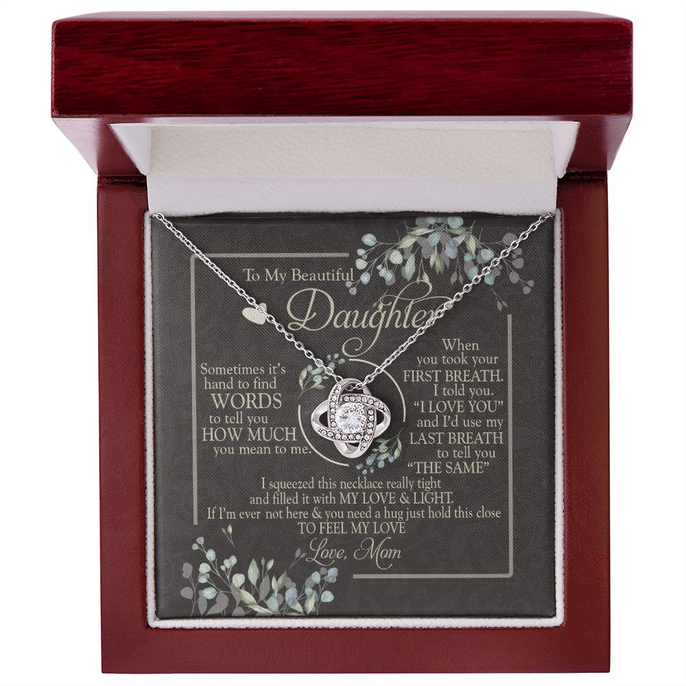 LP1107009-4484238082187-11485451878539-Love Knot Necklace--Love Knot with Luxury Box   POD MC