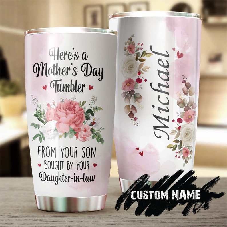 This Tumbler From Your Son Bought By your daughter in law Personalized Tumbler-Birthday gift Christmas Gift Mother's day Gift for Mom In Law