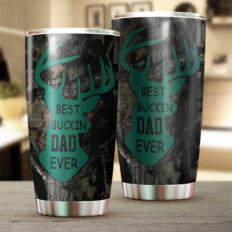 Best Bucking Dad Ever Tumbler-Birthday Gift Christmas Gift Father's day Gift for dad from son from daughter