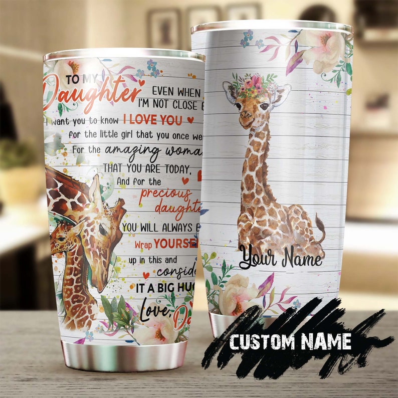 Dad To Daughter My Precious Amazing Woman You Are Personalized Tumbler-Birthday Gift Christmas Gift father's day gift for daughter from dad