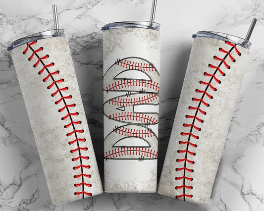 20OZ Skinny Tumbler, Baseball Dad Fathers Day Tumbler